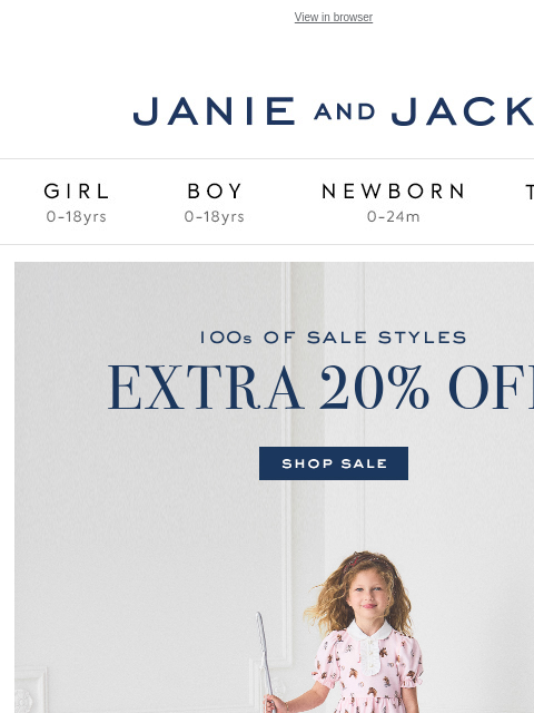janieandjack newsletter: Our Equestrian Edit, now on sale