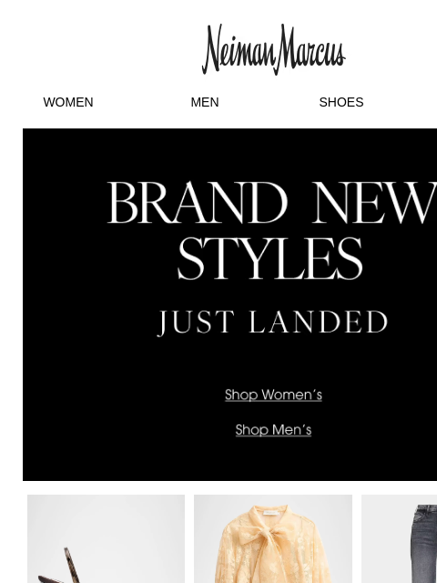 neimanmarcus newsletter: Fall’s bold new arrivals
