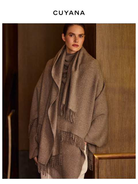 cuyana newsletter: New for Fall Layering