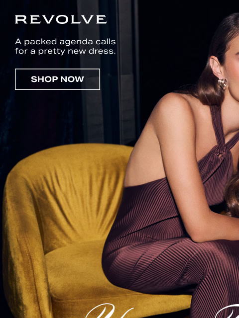 revolve newsletter: Dresses For Your Fall Social Calendar
