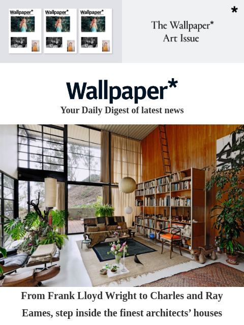 futureplc newsletter: Step inside the finest architects’ houses