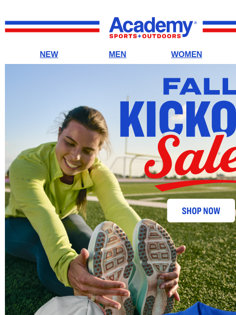 academy newsletter: Last Chance! 30% Off Clothes + Shoes Online | 20% ...