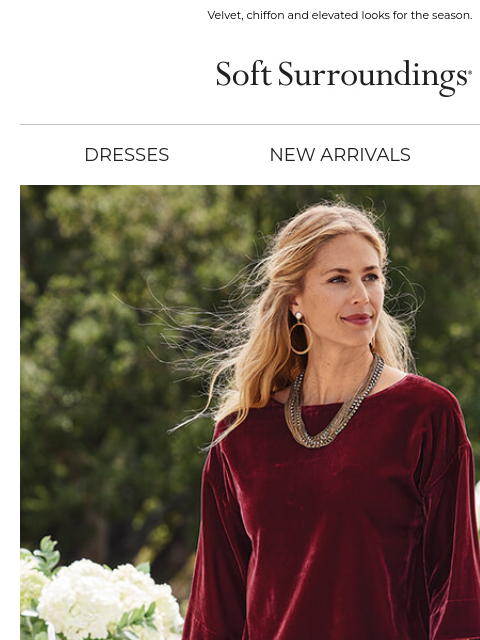 softsurroundings newsletter: When the Occasion Calls