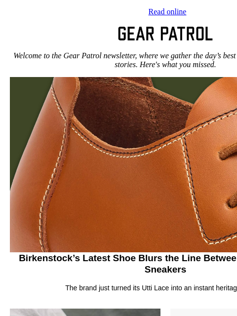 gearpatrol newsletter: Birkenstock's Sneaker Moc Goes Full Heritage