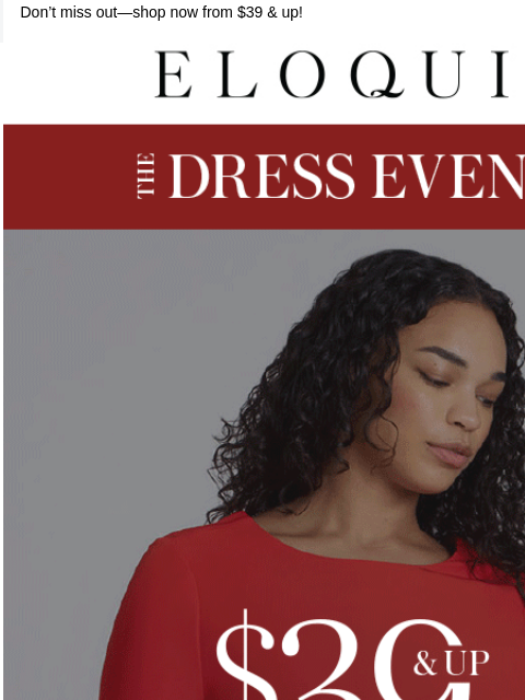 Don't miss out—shop now from $39 & up! Logo Shop The Dress Event Shop Daily Deal Shop 14-16 Shop 18-20 Shop 22-24 Shop 26-32 Shop All Sale RECOMMENDED FOR YOU Button Front Workwear Dress SHOP