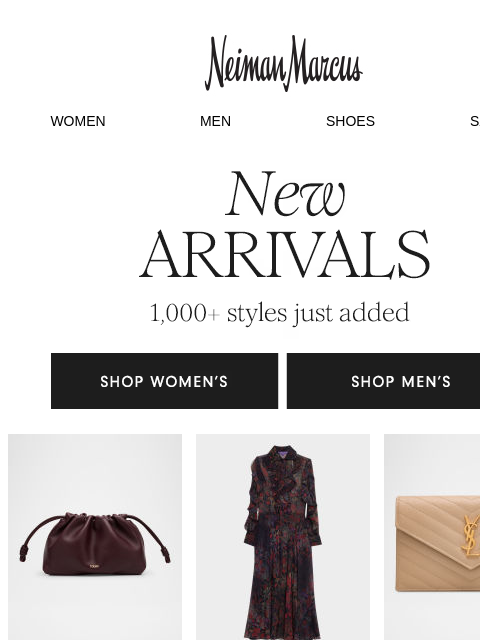 neimanmarcus newsletter: Fall’s boldest new arrivals just landed