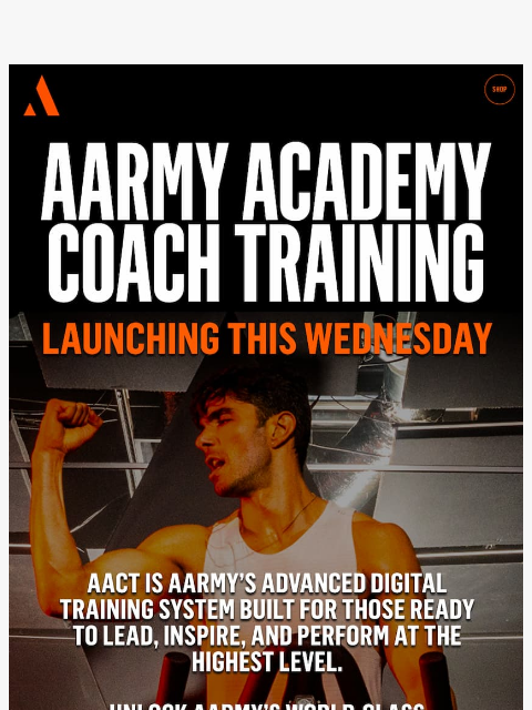 aarmy newsletter: AARMY Academy Coach Training 🏆