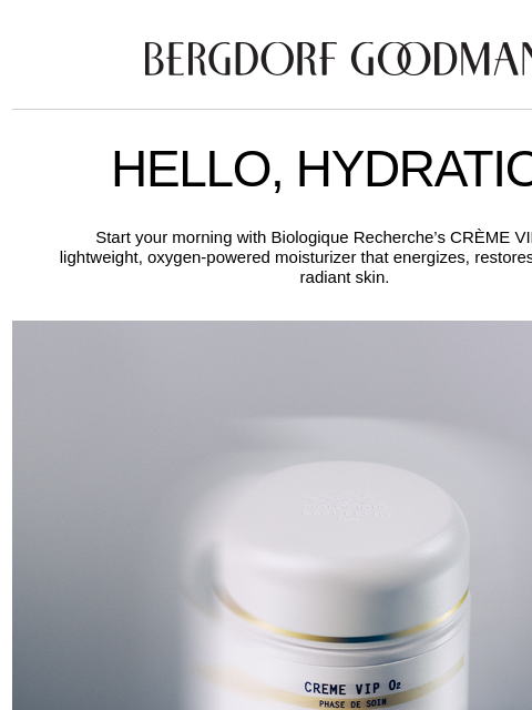 bergdorfgoodman newsletter: Hit Refresh: Biologique Recherche Skincare