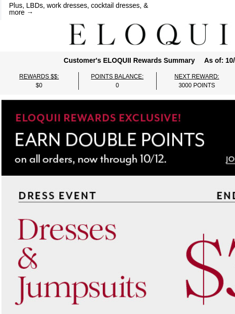 eloquii newsletter: Sweater dresses from $39 (!!)