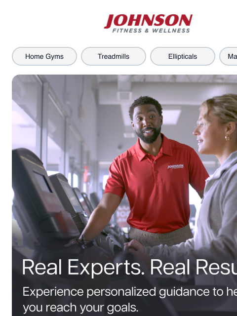 johnsonfit newsletter: We’re More Than Equipment — We’re Here to Help