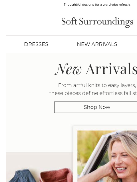 softsurroundings newsletter: New Styles Are Here