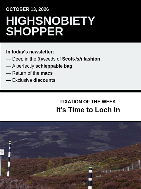 highsnobiety newsletter: Fall Fashion Is Starting to Look Rather Scott-ish