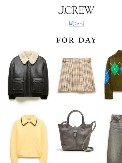 jcrew newsletter: 300+ new arrivals for everything on your calendar