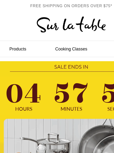 surlatable newsletter: ⏲️ Hours left on up to 65% off.