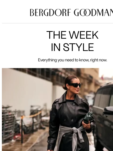 bergdorfgoodman newsletter: The Week In Style: City Chic