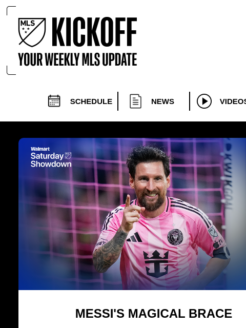 mlssoccer newsletter: Messi's Miami magic continues after international ...