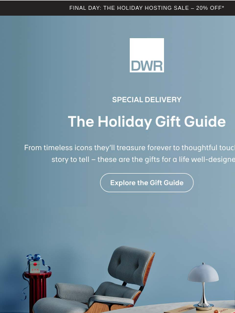 dwr newsletter: Our Holiday Gift Guide is here