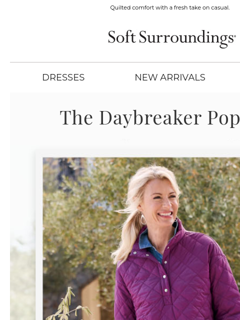 softsurroundings newsletter: New Looks with Pop