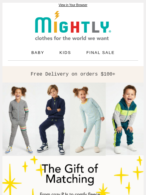 mightly newsletter: Cozy Sets They’ll Love to Unwrap 🎁