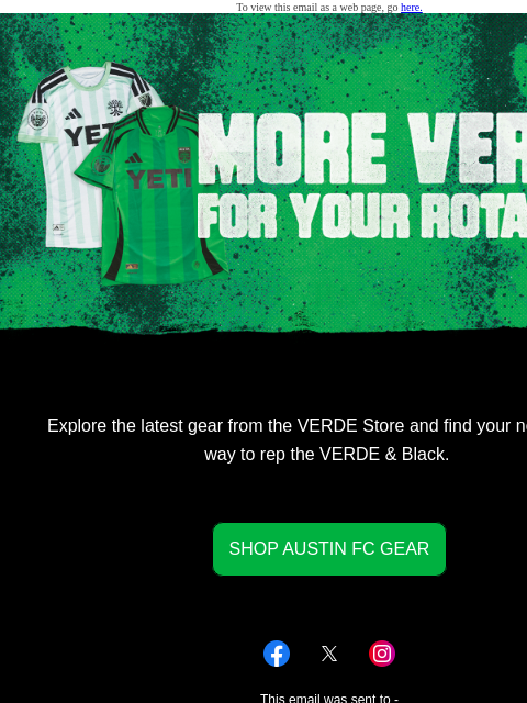 austinfc newsletter: More VERDE For Your Rotation