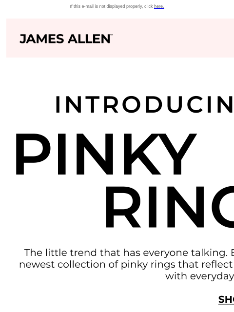 jamesallen newsletter: Curated Looks: Pinky Rings
