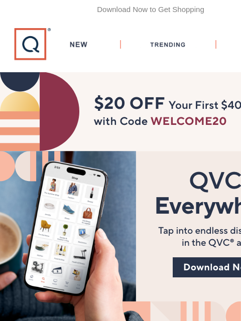 qvcemail newsletter: Exclusive Offers Await in the App