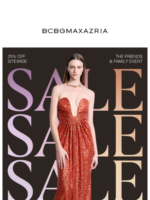 bcbg newsletter: Just Added: New Styles for Friends & Family — 25% ...