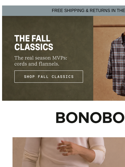 bonobos newsletter: New Italian Gurkha Trousers