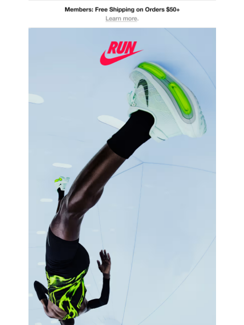 nike newsletter: ZoomX and Air Zoom defy gravity