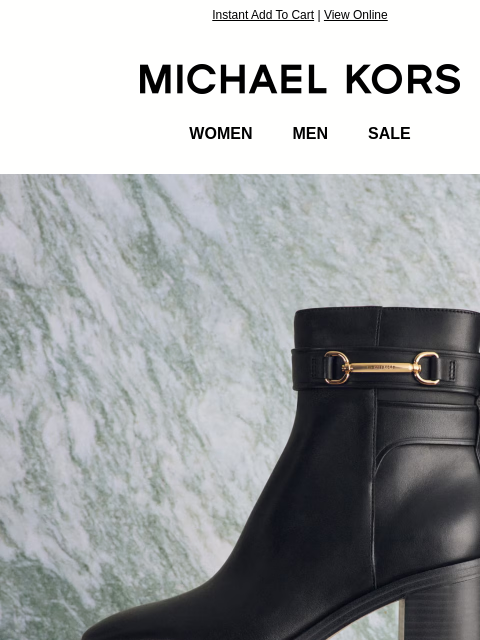 michaelkorsmail newsletter: Fall For These Boots (And An Extra 20% Off)