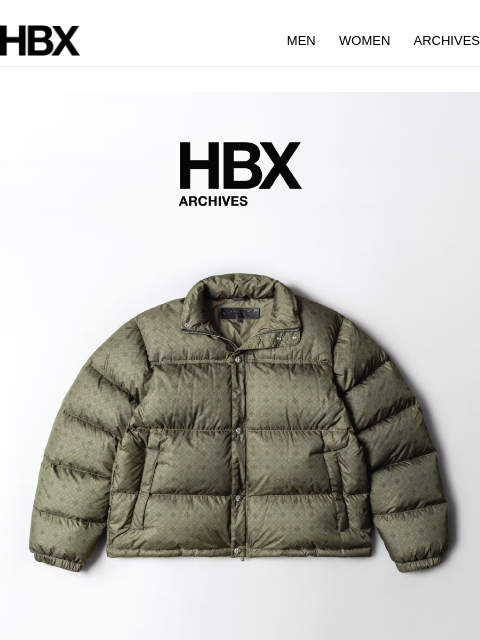 hbx newsletter: HBX Archives Preview: 14 Oct/9AM EST/9PM HKT Relea...