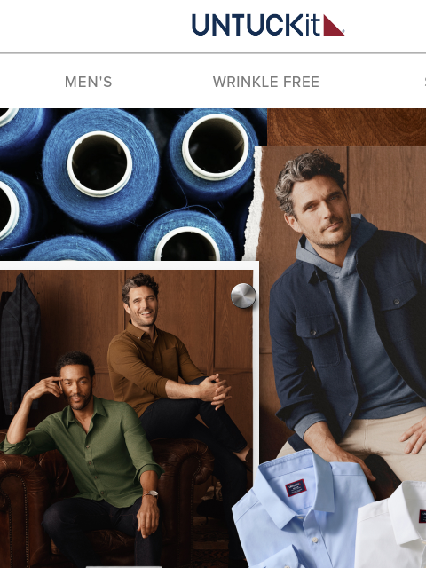 untuckit newsletter: Back to Basics: Our Top Cotton Styles