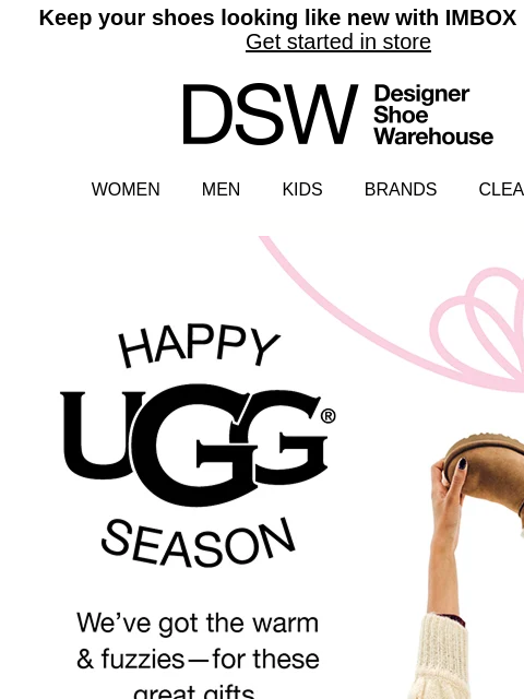 dsw newsletter: All-new UGG + boots from $49.99