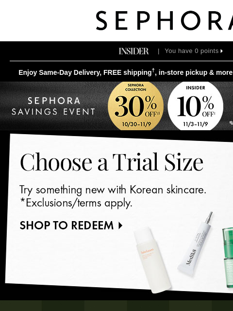 sephora newsletter: Something special is waiting...