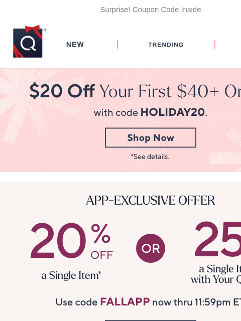 qvcemail newsletter: Limited-Time Offers Are Calling