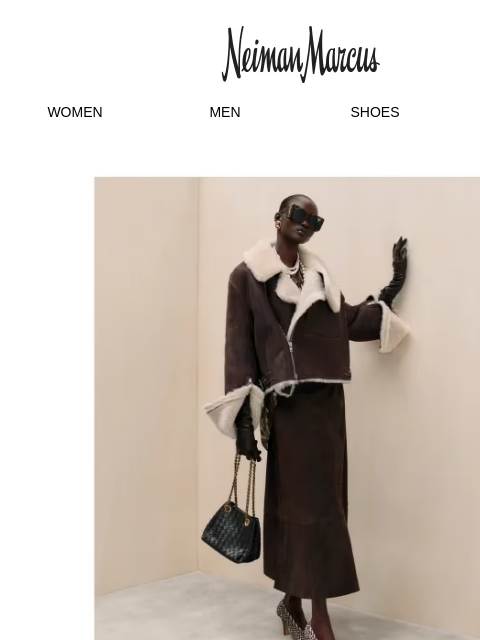 neimanmarcus newsletter: Spotlight on Shearling