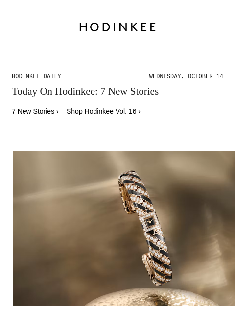 hodinkee newsletter: Hodinkee Daily | 10/14/2026