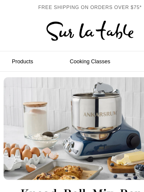 surlatable newsletter: New attachments for a powerhouse mixer.