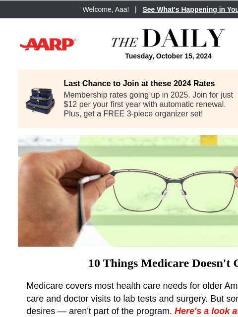 Plus, Still Holding Onto Your Landline?, How to Spot Stroke Symptoms, Presidential Candidates Tied Among Michigan Voters and More … ‌ ‌ ‌ ‌ ‌ ‌ ‌ ‌ ‌ ‌ ‌ ‌ ‌ ‌ ‌ ‌ ‌ ‌ ‌ ‌ ‌ ‌ ‌ ‌ ‌ ‌ ‌ ‌ ‌ ‌ ‌ ‌ ‌ ‌ ‌