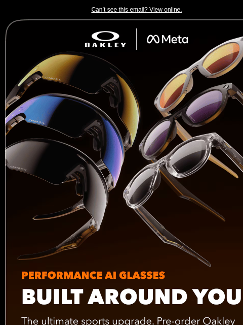 oakley newsletter: Performance AI Glasses