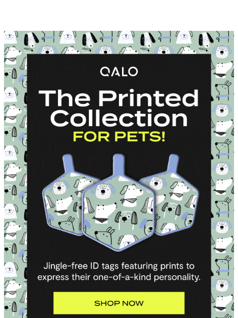 qalo newsletter: Gingham, Daisies, or Park Pals?