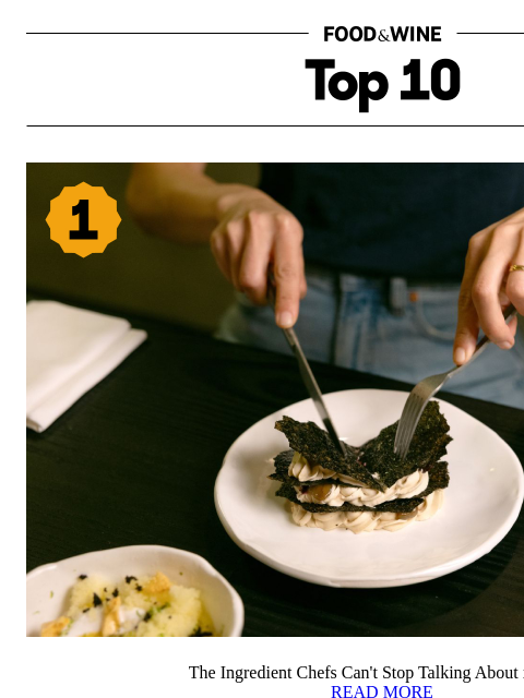 foodandwine newsletter: The Ingredient Chefs Can't Stop Talking About in 2...