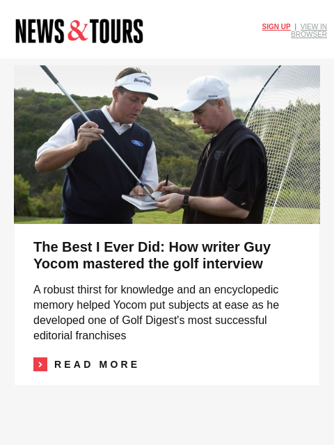 golfdigest newsletter: Viktor Hovland speaks on Ryder Cup controversy