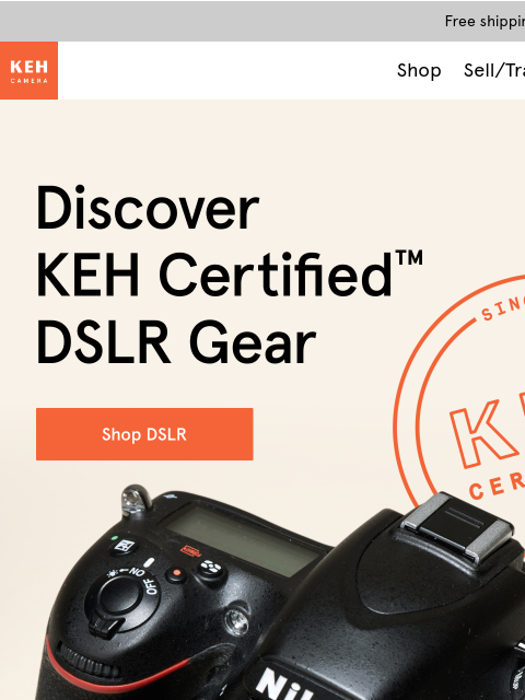 keh newsletter: Level up with DSLRs for every budget 📸