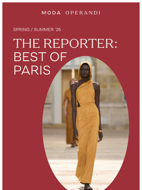 modaoperandi newsletter: The best of PARIS Fashion Week