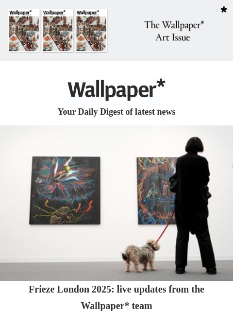 futureplc newsletter: Freize London live updates