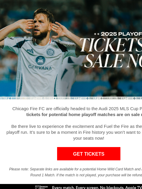 chicagofirefc newsletter: We’re In. You In? 🔥