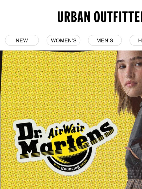 urbanoutfitters newsletter: JUST IN: New Dr. Martens