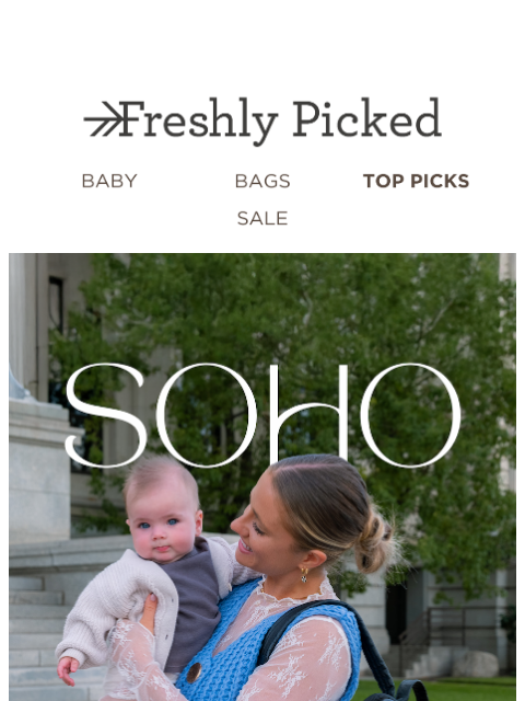 freshlypicked newsletter: Luxe hues. Premium texture. Timeless design ✨