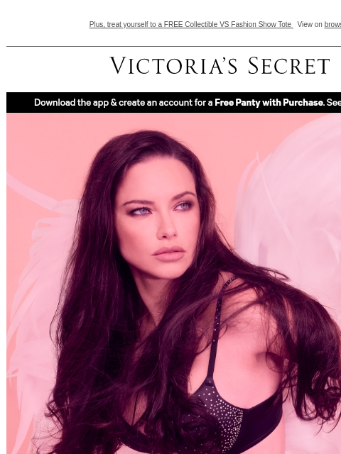 victoriassecret newsletter: Shop Iconic Looks from The Runway
